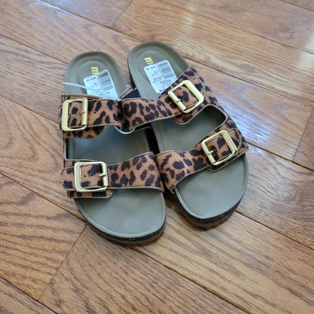Madden NYC Animal Print Slides